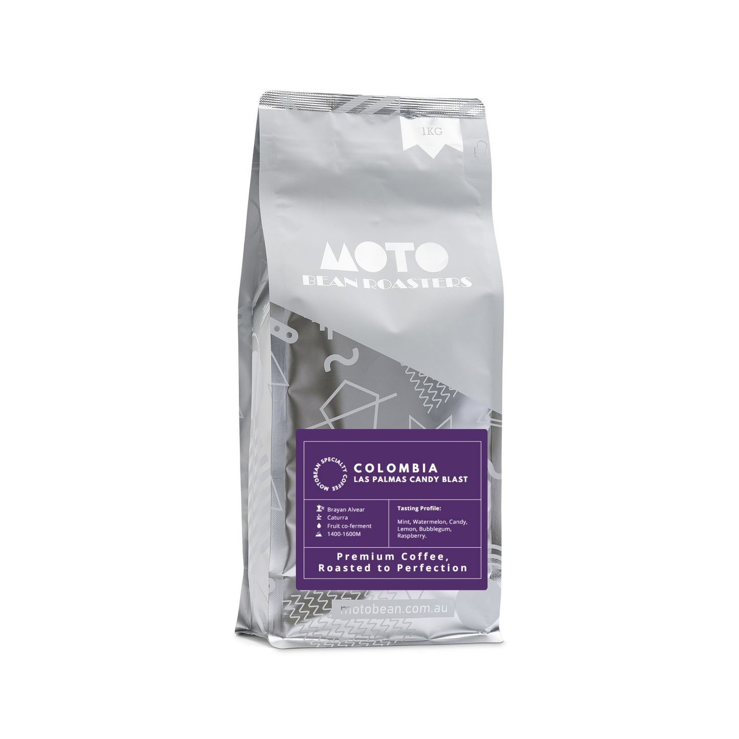 Motobean Specialty Roasters Las Palmas Brayan Alvear Candy Blast Premium Fermented Coffee Beans 1kg
