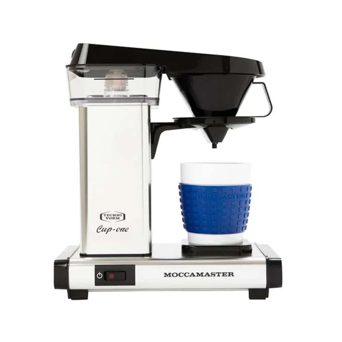 Moccamaster Cup-One Polished Silver Coffee Brewer for 1 - brews 300ml