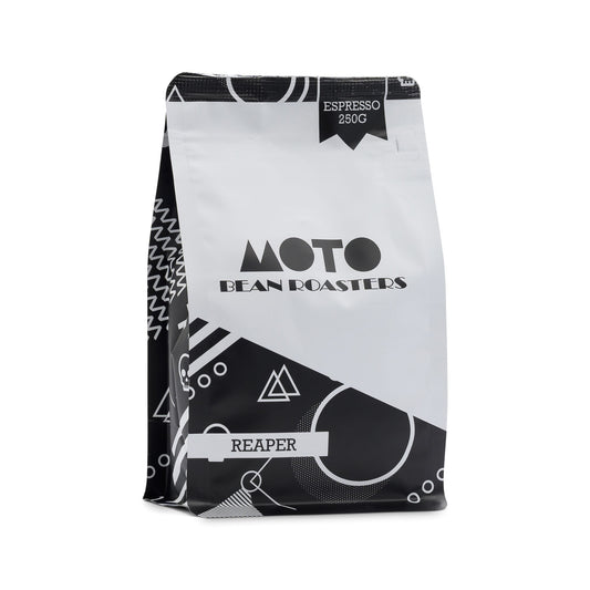 Motobean Coffee Roasters Reaper Blend Dark Roast Coffee Beans 250g
