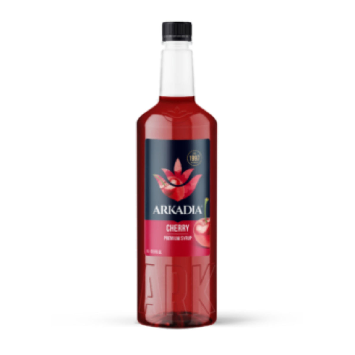 Arkadia Premium Syrup Cherry 1L bottle