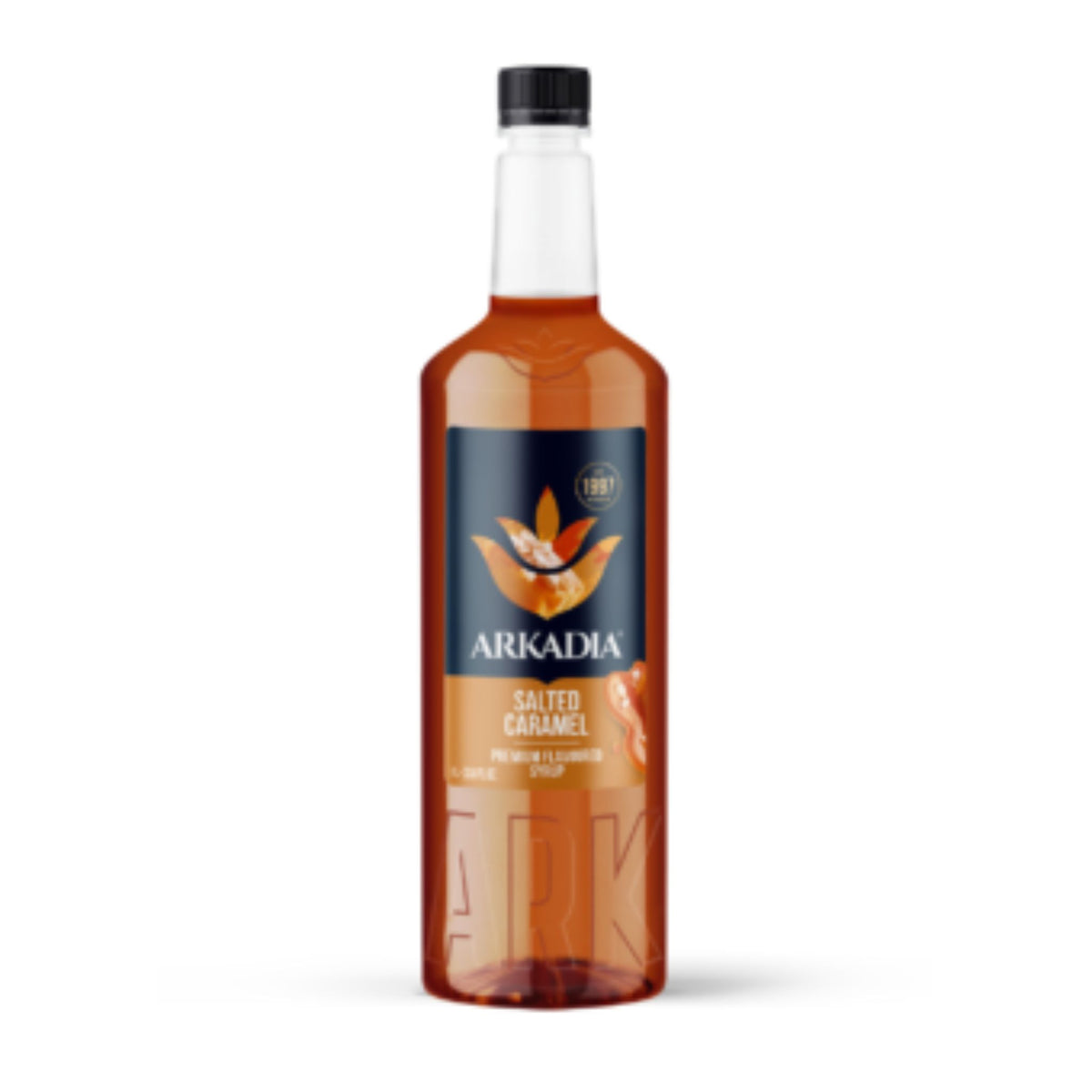 Arkadia Premium Syrup Salted Caramel 1L bottle