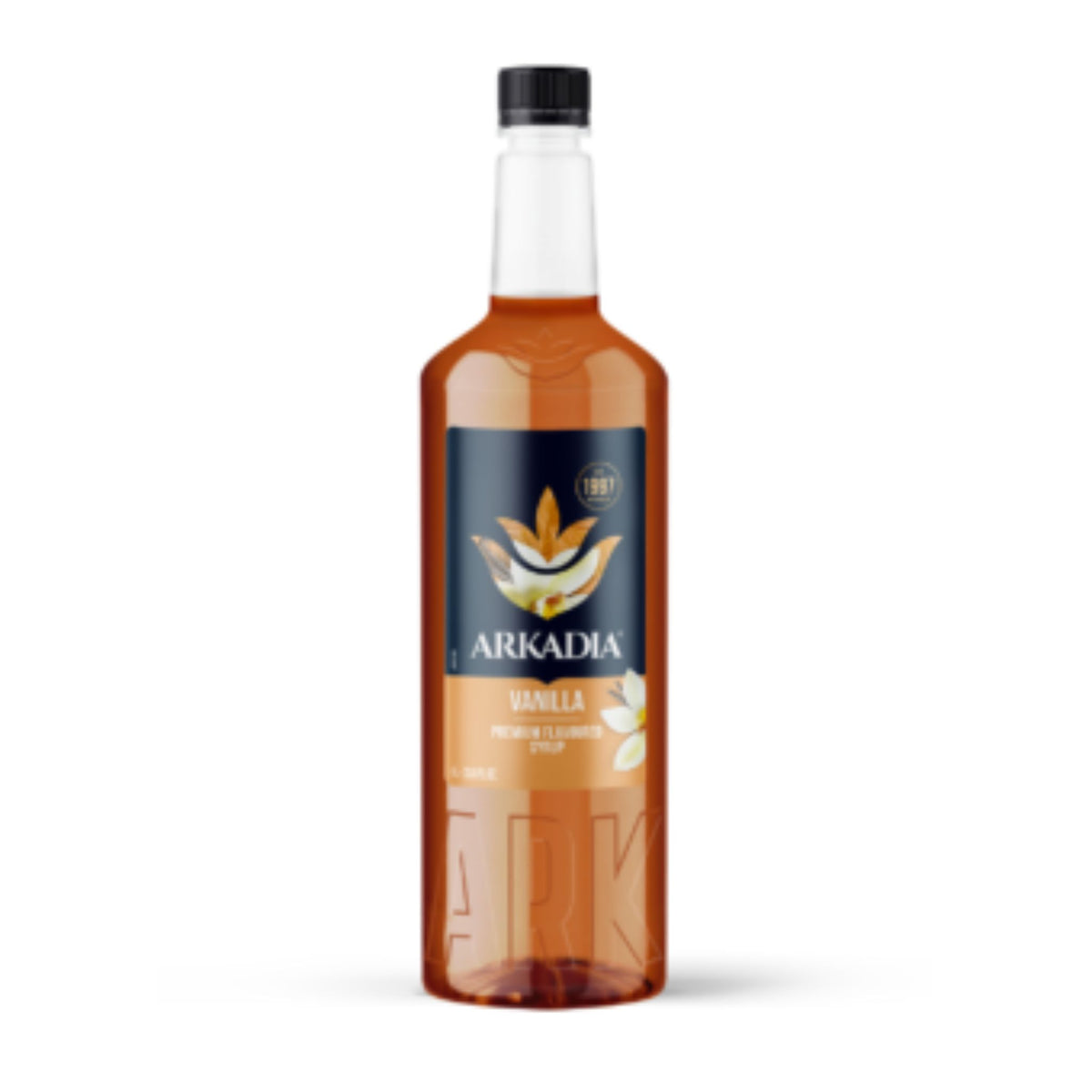 Arkadia Premium Syrup Vanilla 1L bottle
