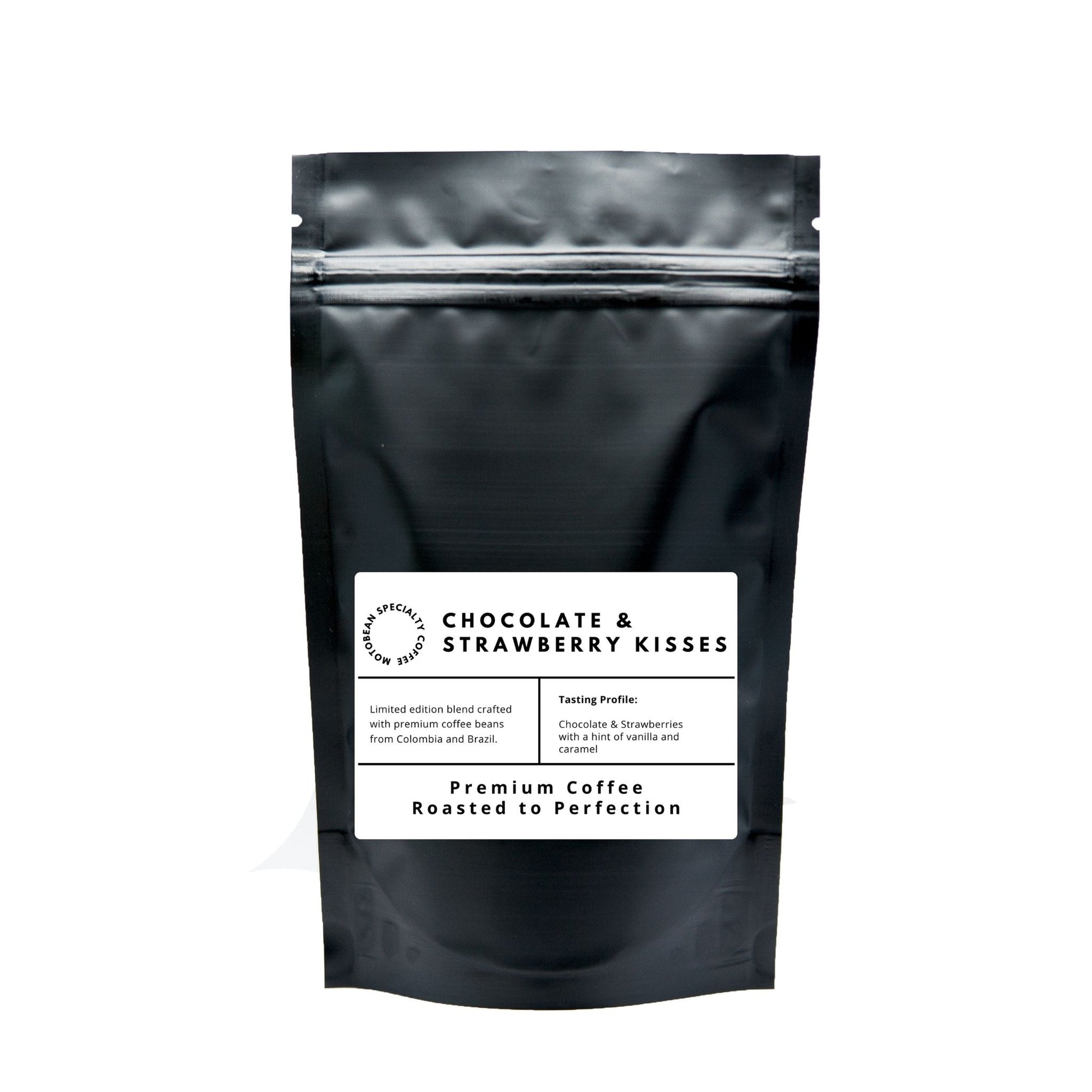Motobean Speciality Roasters Chocolate and Strawberry Kisses Premium Blend Coffee Beans