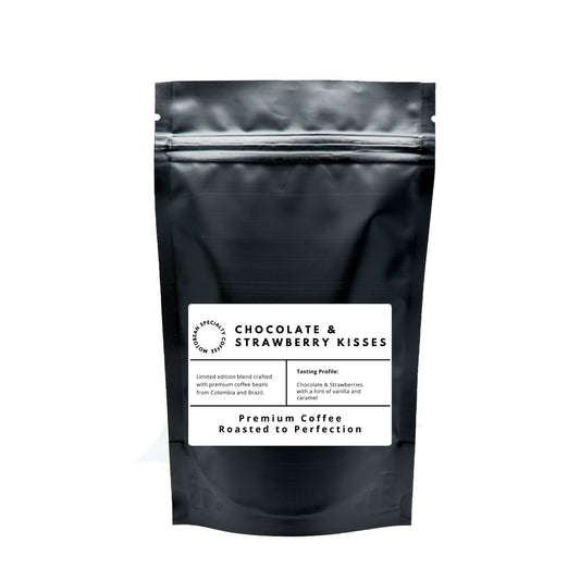 Motobean Speciality Roasters Chocolate and Strawberry Kisses Premium Blend Coffee Beans
