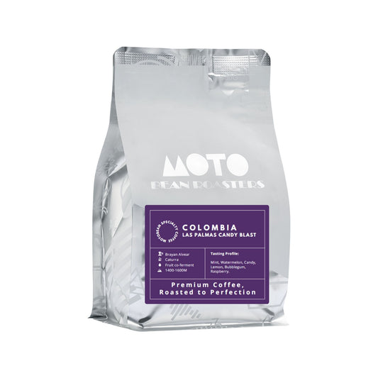 Motobean Speciality Roasters Las Lajas Brayan Alvear Candy Blast Premium Fermented Coffee Beans 250gm
