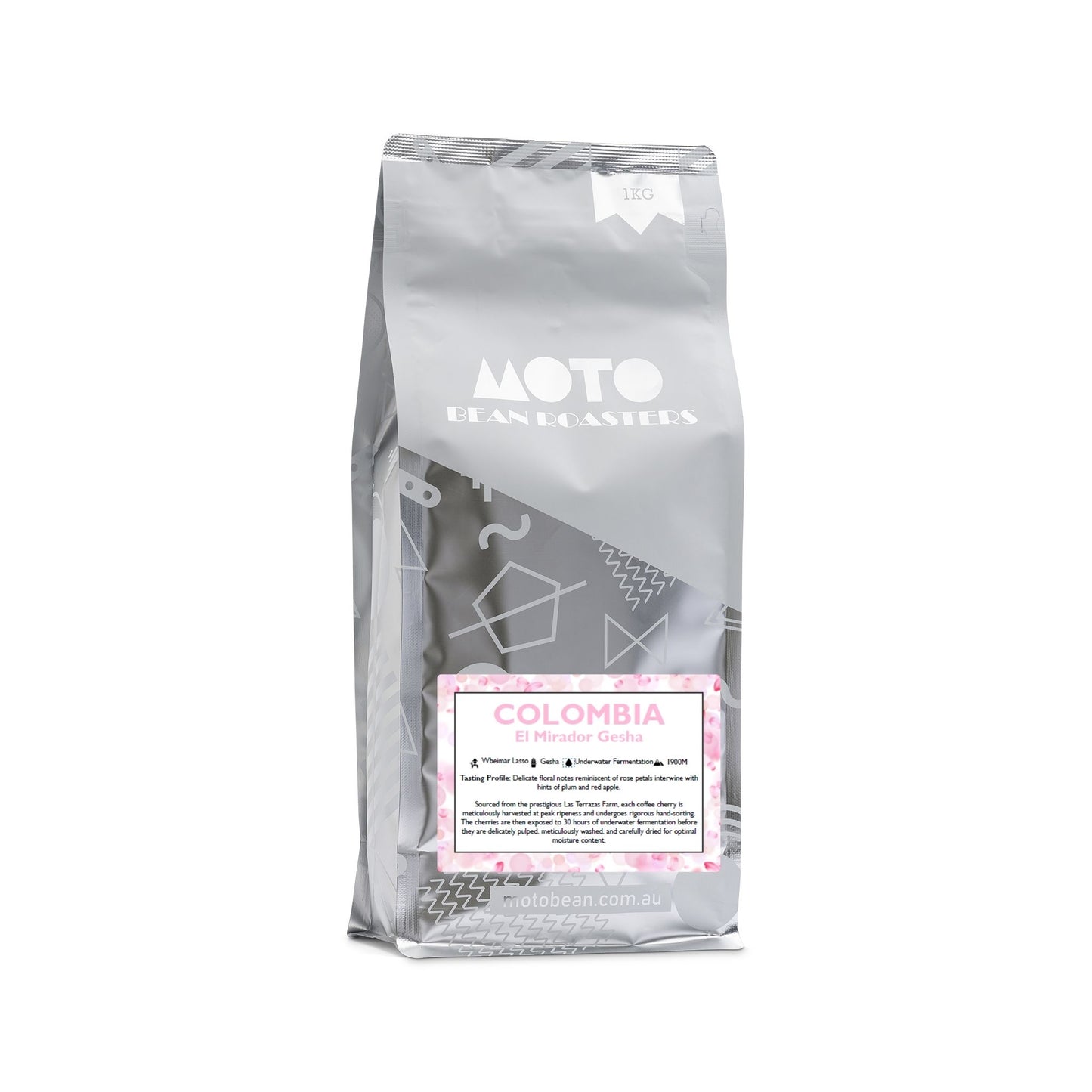 Motobean Speciality Roasters El Mirador Gesha Las Terrazas Coffee Beans 1kg