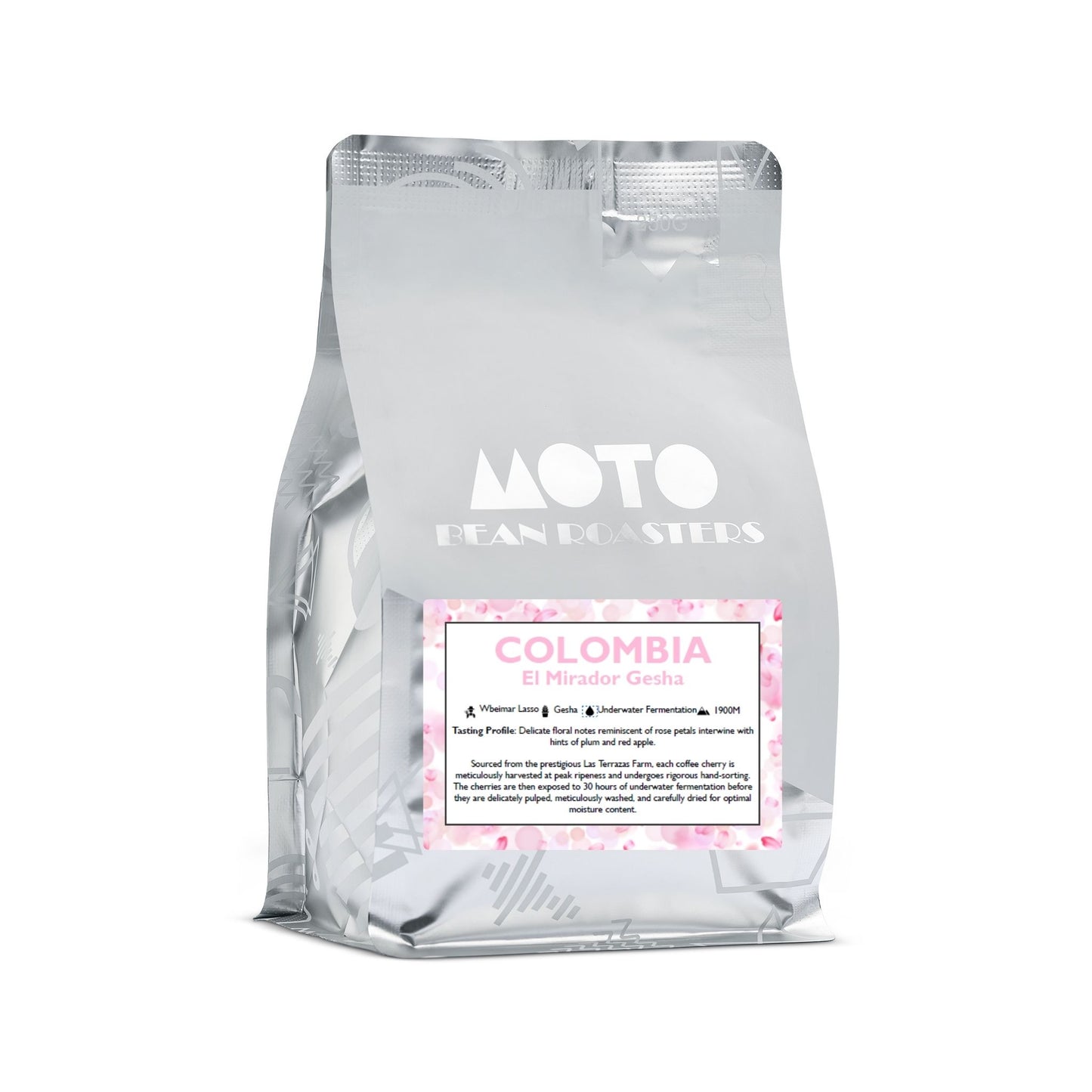 Motobean Speciality Roasters El Mirador Gesha Las Terrazas Coffee Beans 250g