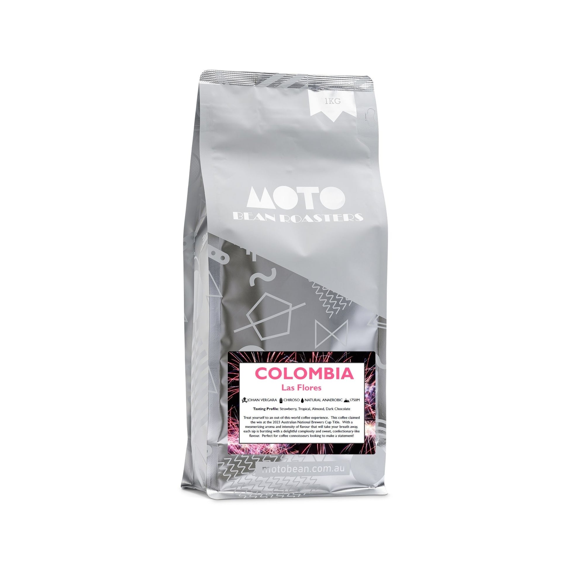 Motobean Speciality Roasters Las Flores Chiroso Premium  Coffee Beans Roasted for Filter 1kg